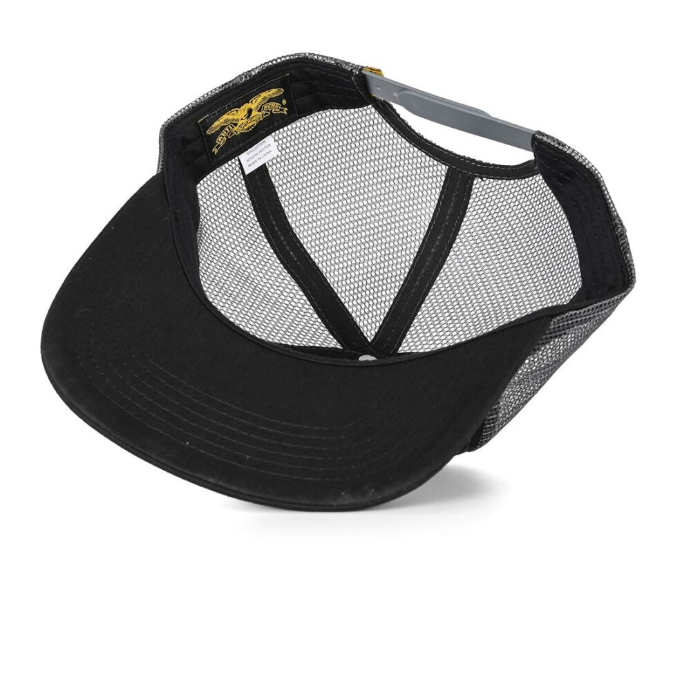 Anti Hero Basic Eagle Mesh Back Trucker Cap - Black/Charcoal