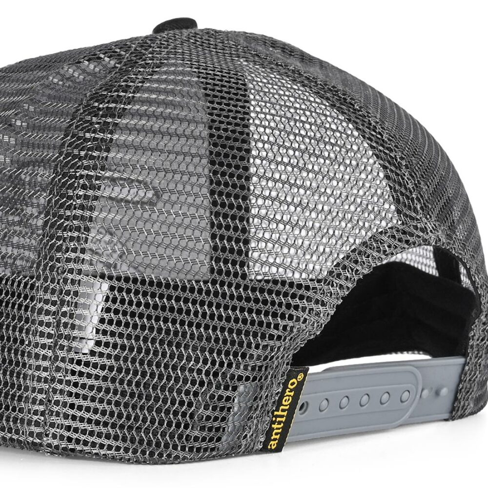 Anti Hero Basic Eagle Mesh Back Trucker Cap - Black/Charcoal
