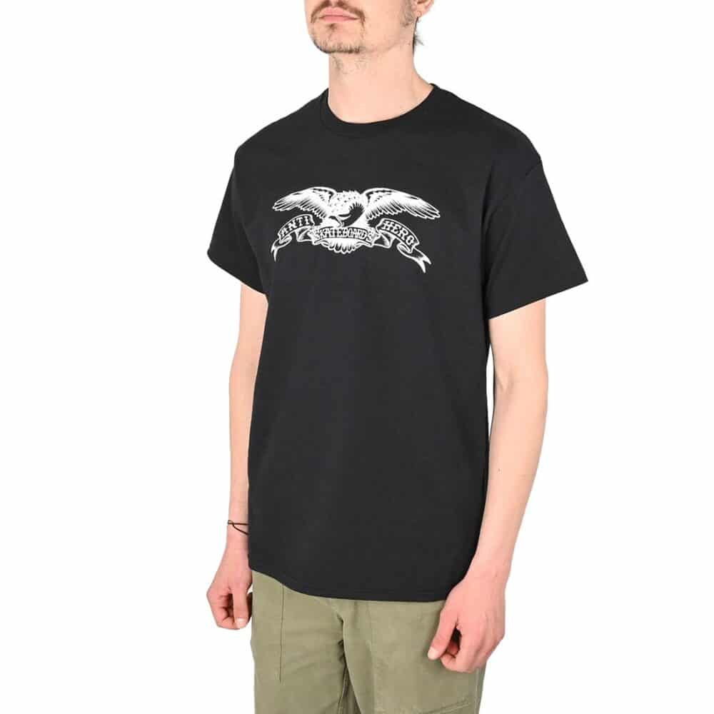 Anti Hero Basic Eagle S/S T-Shirt - Black/White