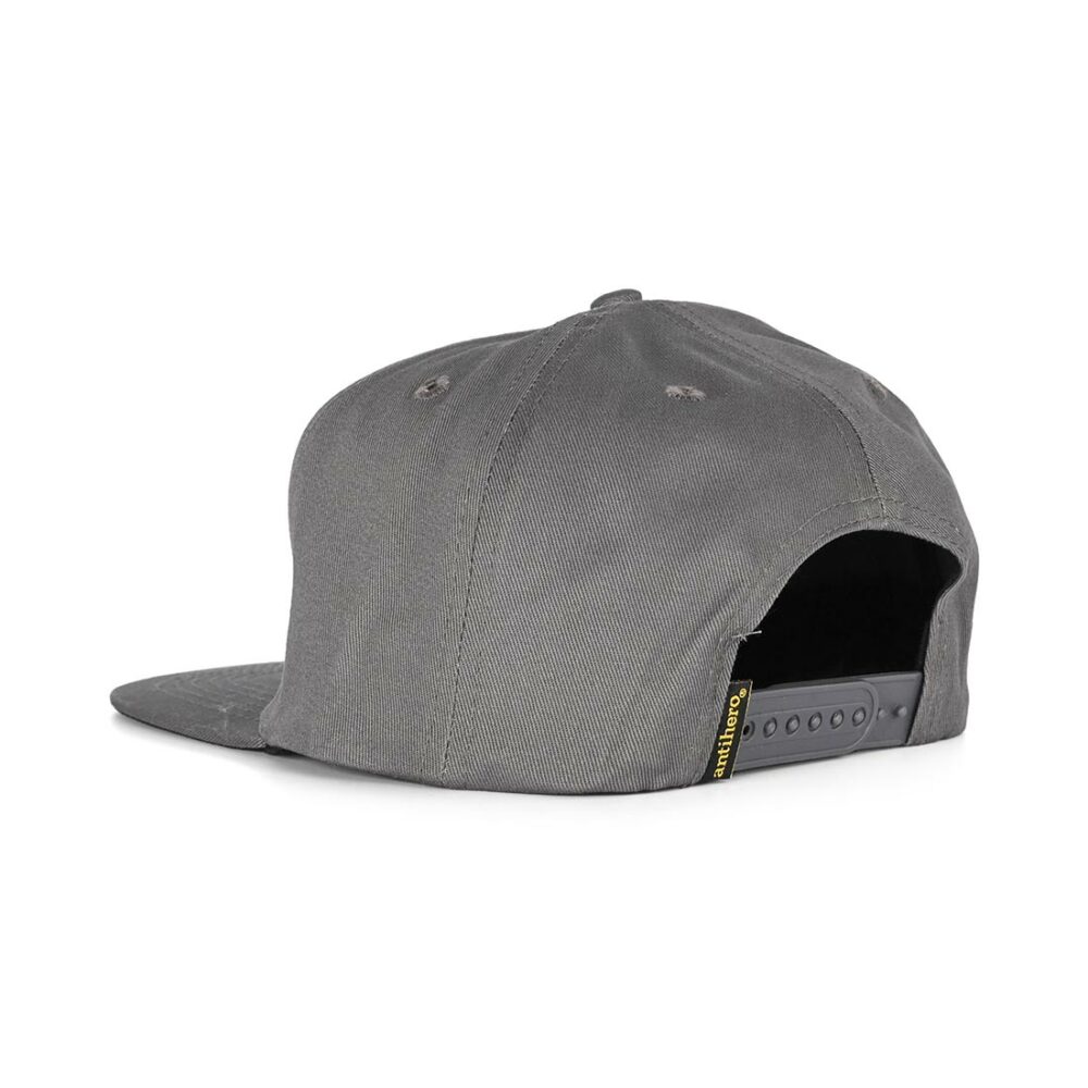 Anti Hero Basic Pigeon Snapback Cap - Charcoal/White