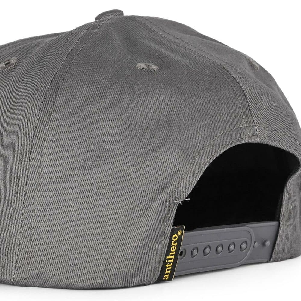 Anti Hero Basic Pigeon Snapback Cap - Charcoal/White