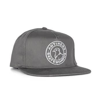 Anti Hero Basic Pigeon Snapback Cap - Charcoal/White