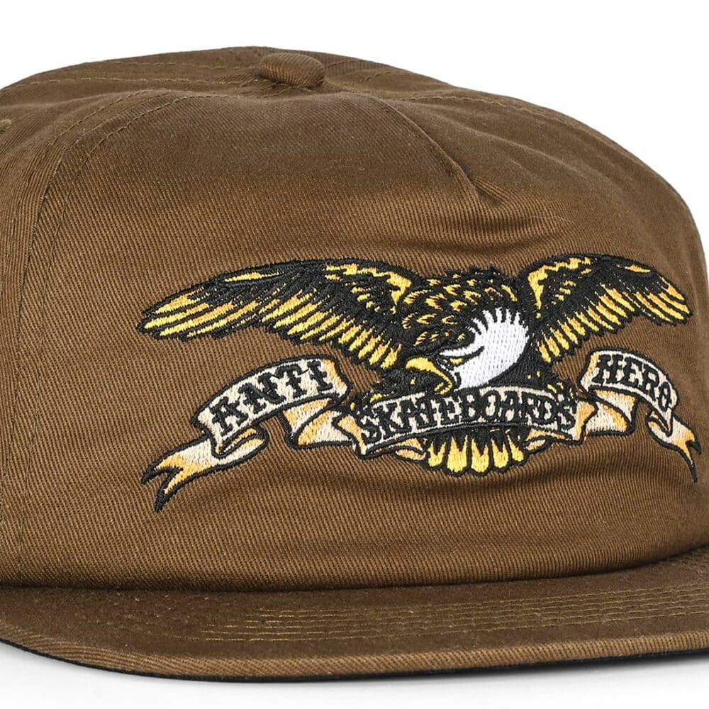 Anti Hero Eagle Snapback Cap - Brown