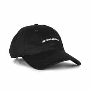 Beyond Medals Logo Dad Strapback Hat - Black