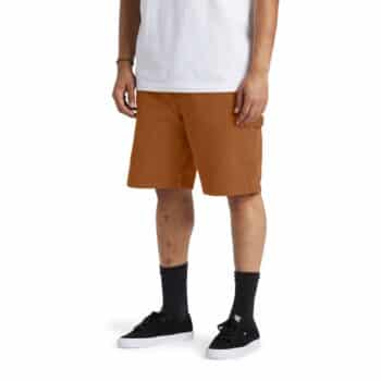 DC Carpenter Baggy Denim Shorts - Brown Overdye