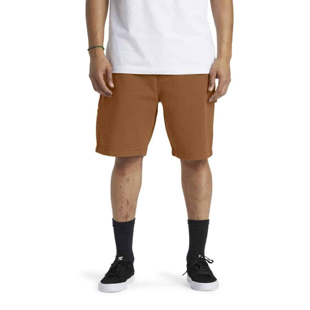 DC Carpenter Baggy Denim Shorts - Brown Overdye