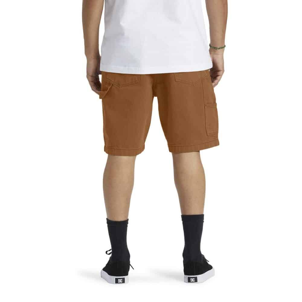 DC Carpenter Baggy Denim Shorts - Brown Overdye