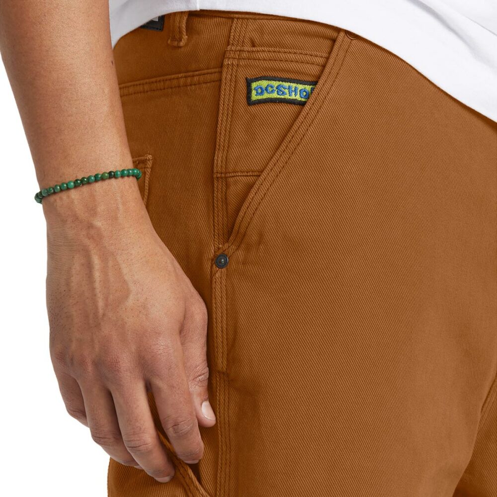 DC Carpenter Baggy Denim Shorts - Brown Overdye