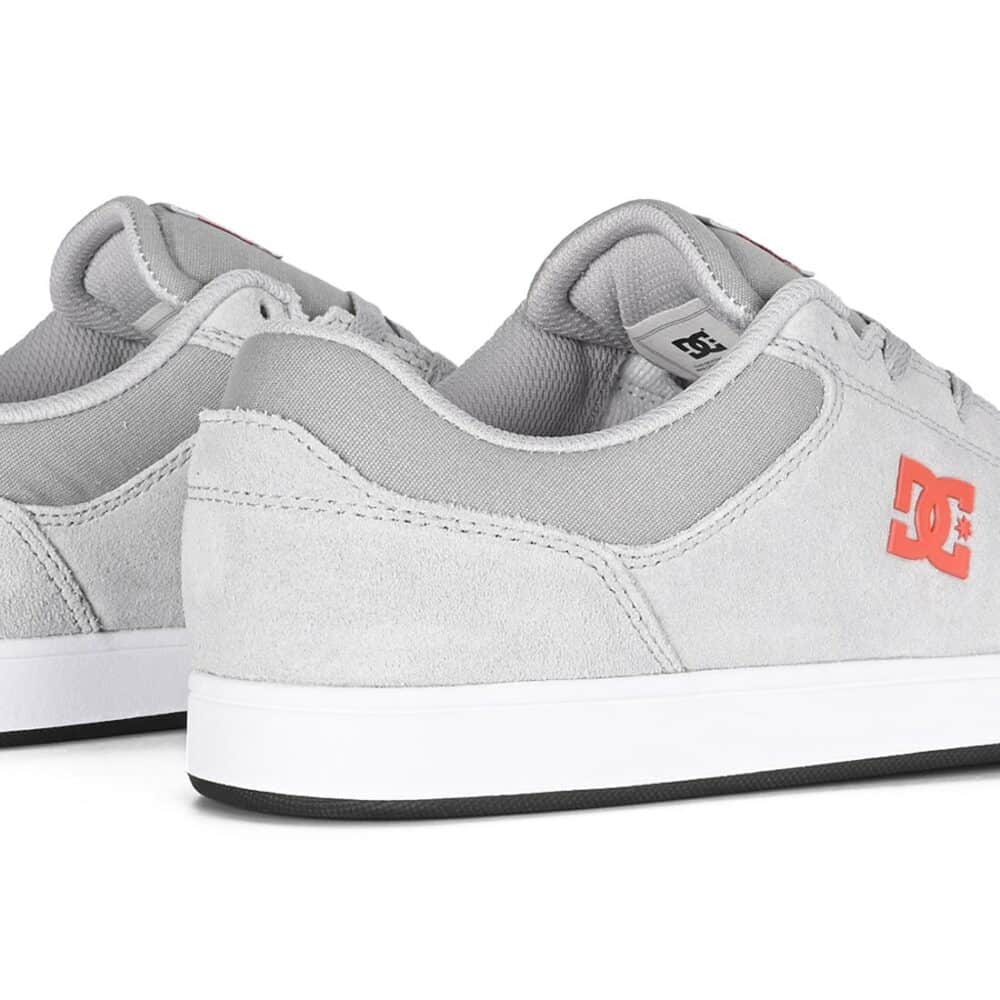 DC Crisis 2 Low Top Skate Shoes - Grey/White/Grey