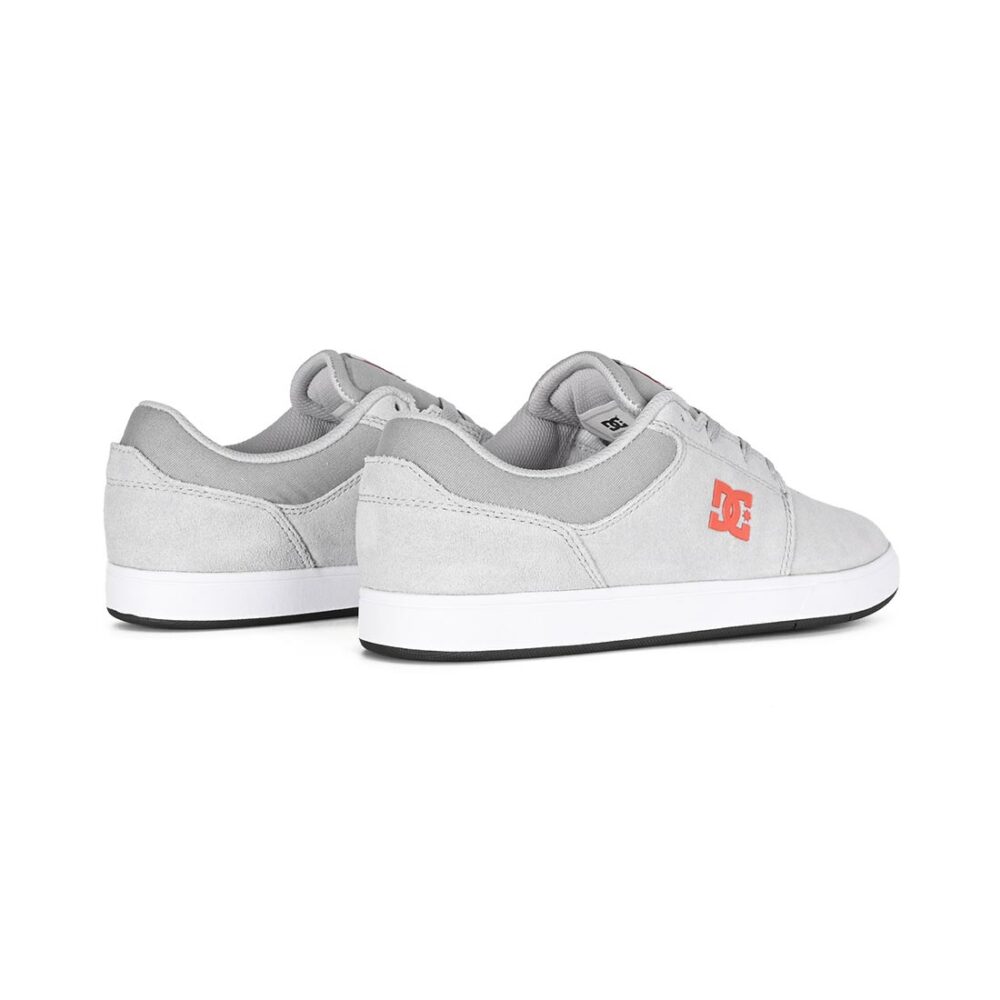 DC Crisis 2 Low Top Skate Shoes - Grey/White/Grey