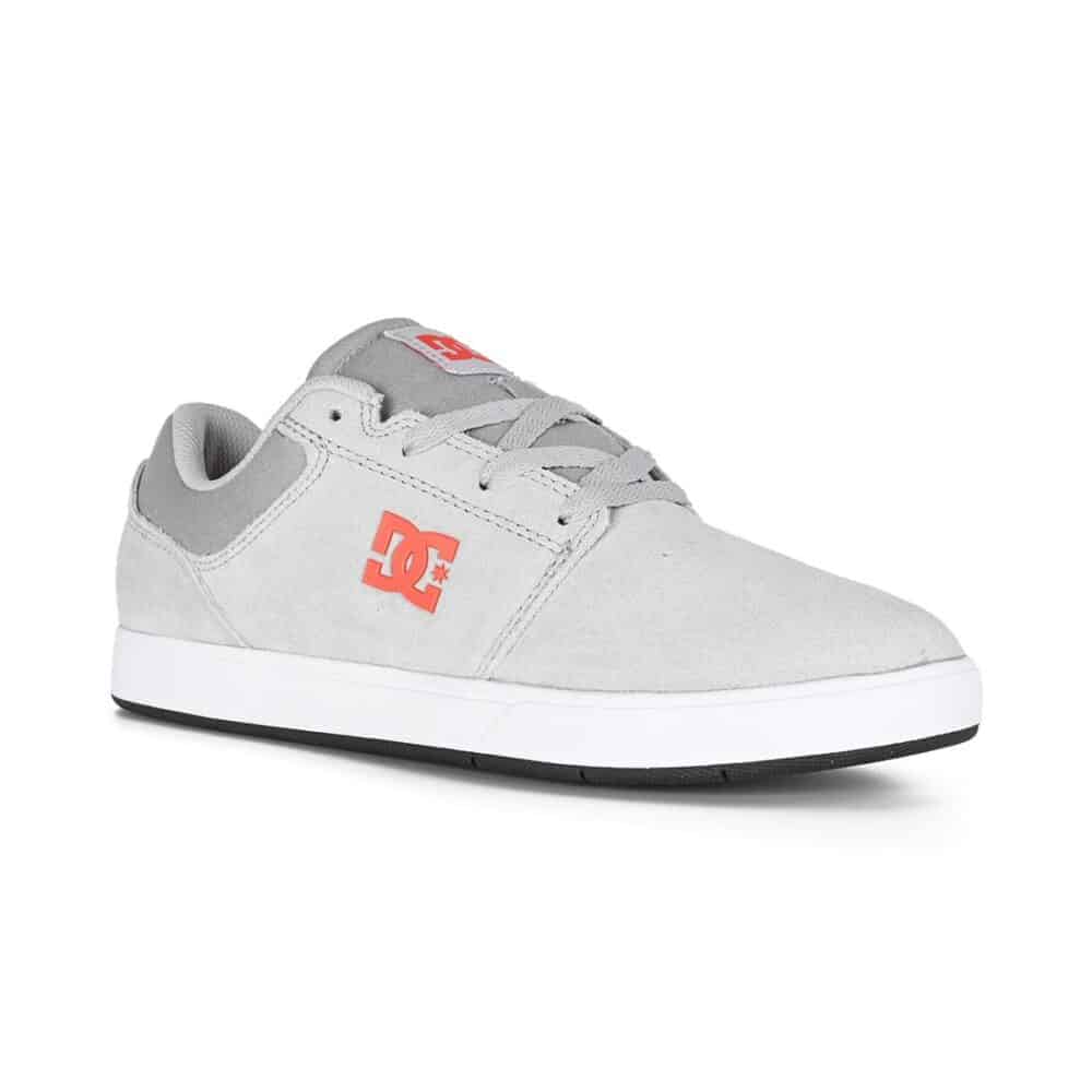 DC Crisis 2 Low Top Skate Shoes - Grey/White/Grey