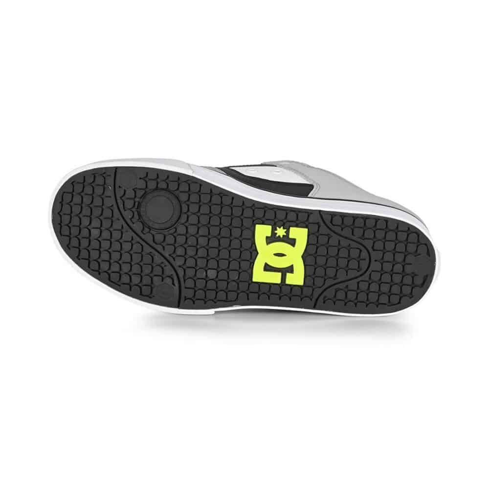 DC Pure Skate Shoes - White/Lime