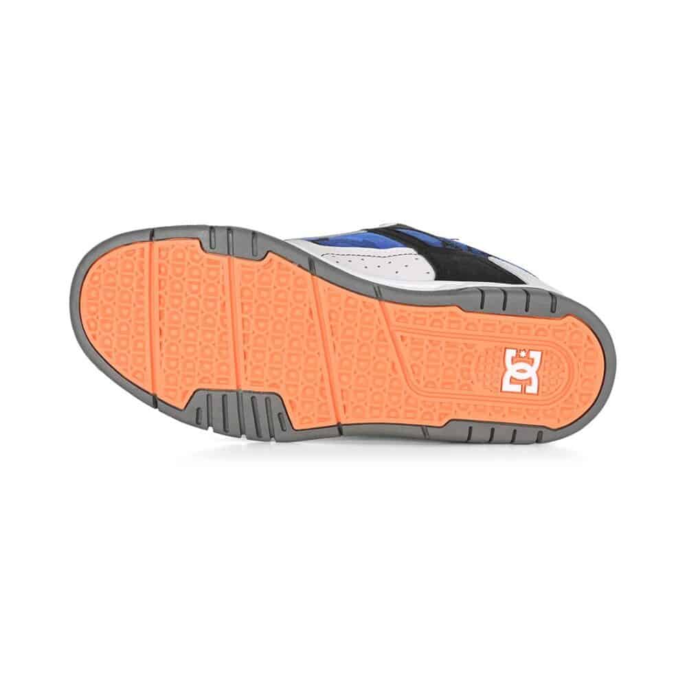 DC Stag Skate Shoes - White/Black/Orange