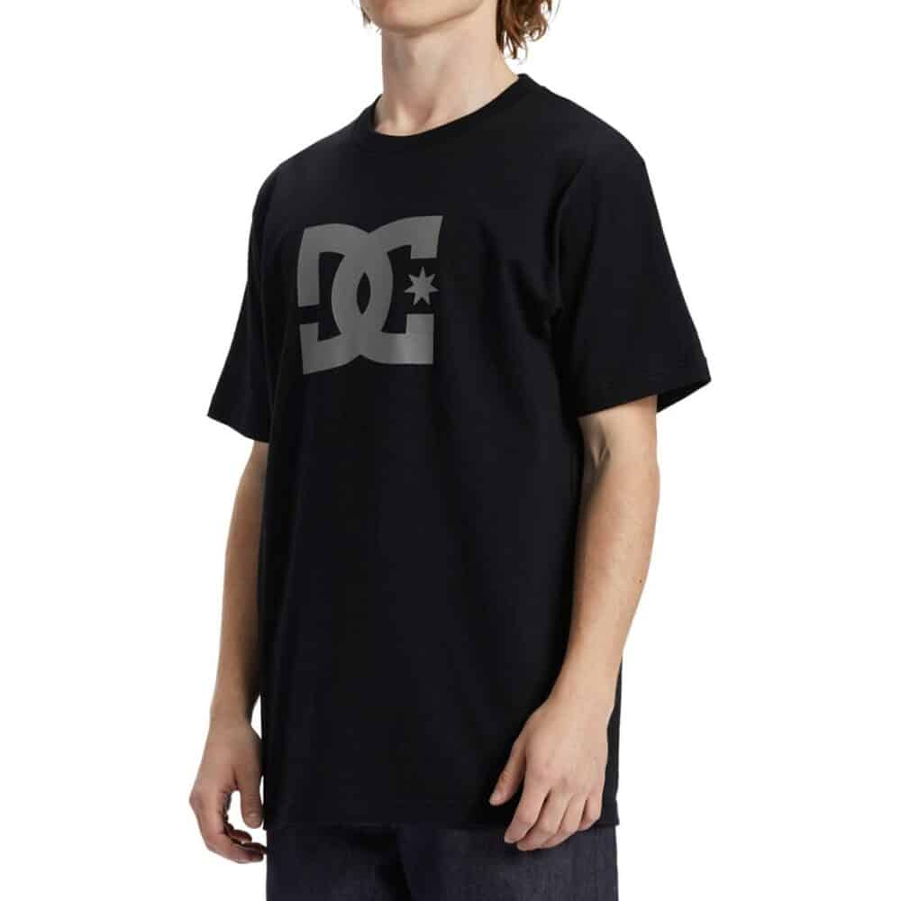 DC Star Short-Sleeved T-Shirt - Black/Pewter