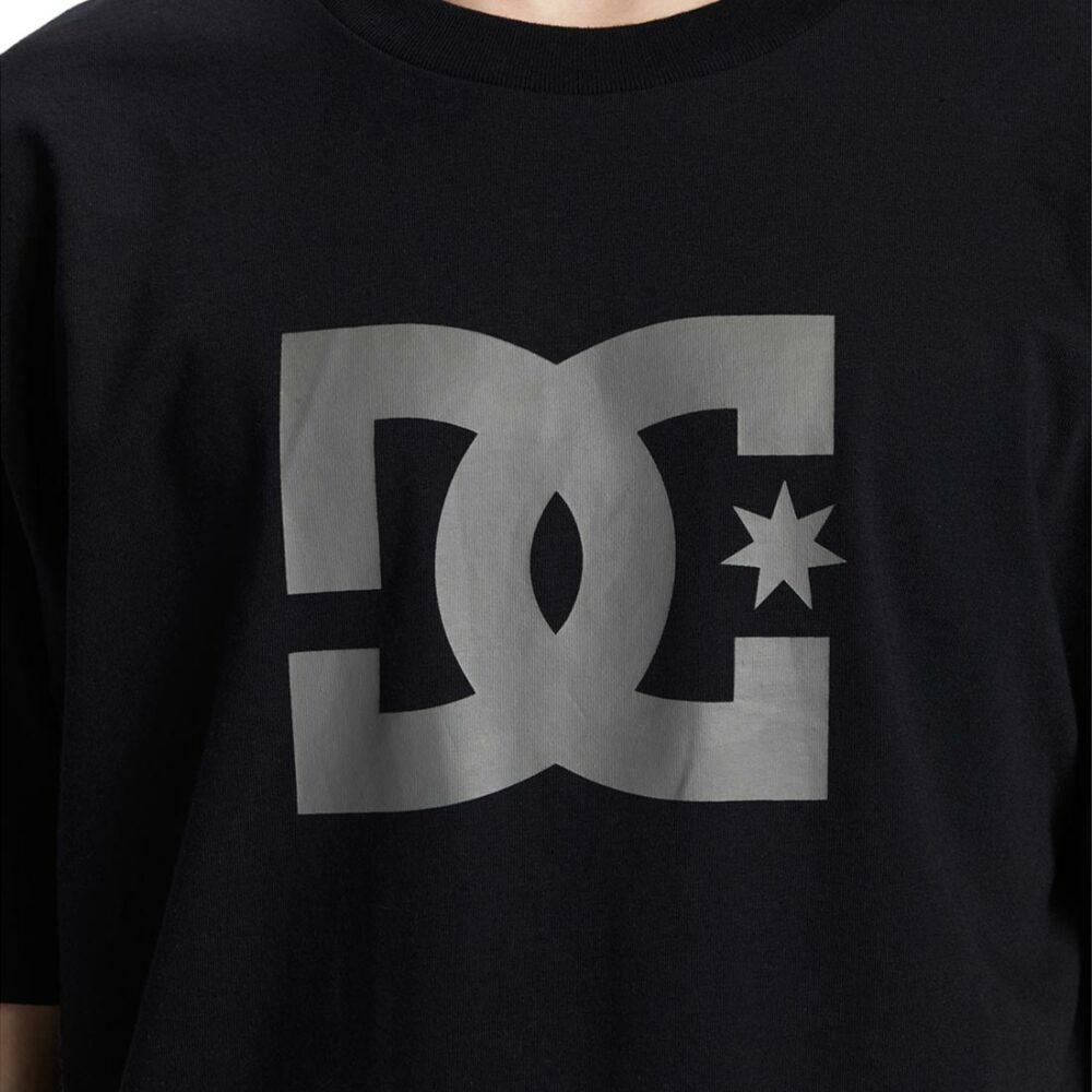 DC Star Short-Sleeved T-Shirt - Black/Pewter