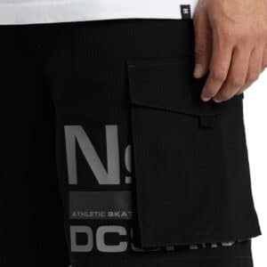 DC Static 94 Baggy Cargo Shorts - Black