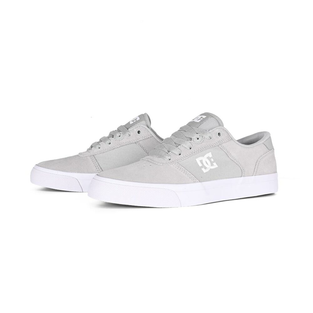 DC Teknic Skate Shoes - Grey/White