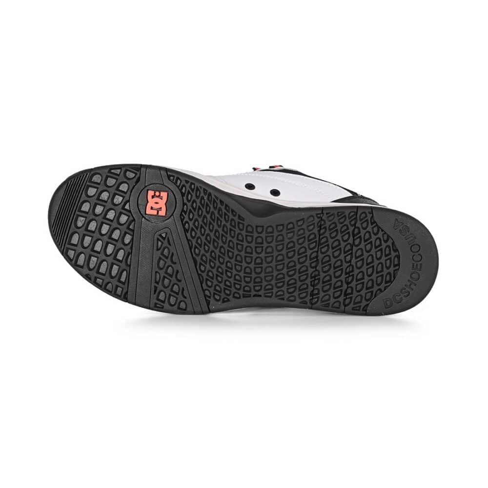DC Versatile Skate Shoes - White/Black/Red