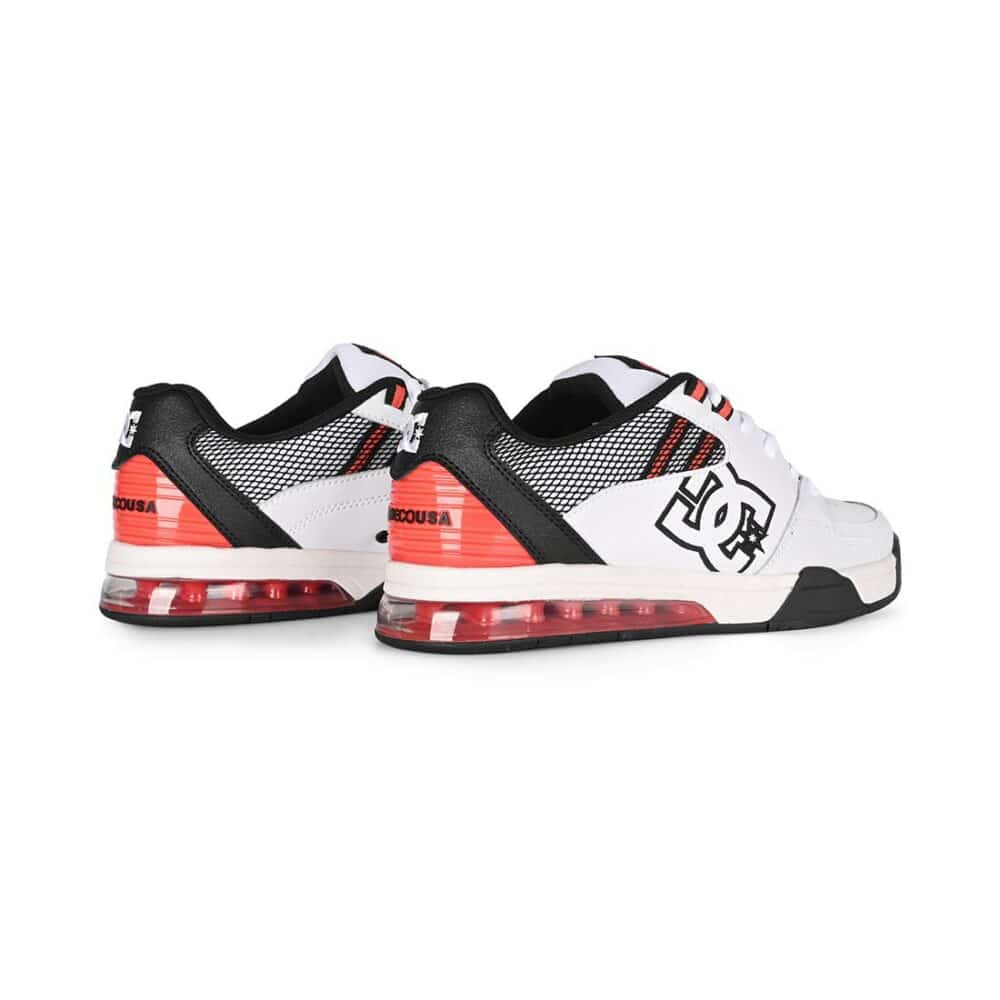 DC Versatile Skate Shoes - White/Black/Red
