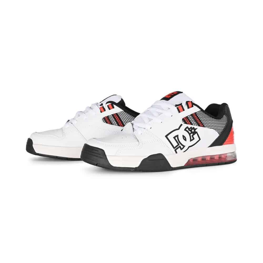 DC Versatile Skate Shoes - White/Black/Red