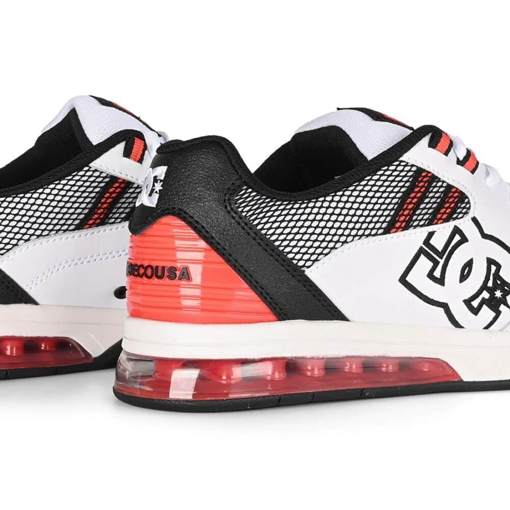 DC Versatile Skate Shoes - White/Black/Red
