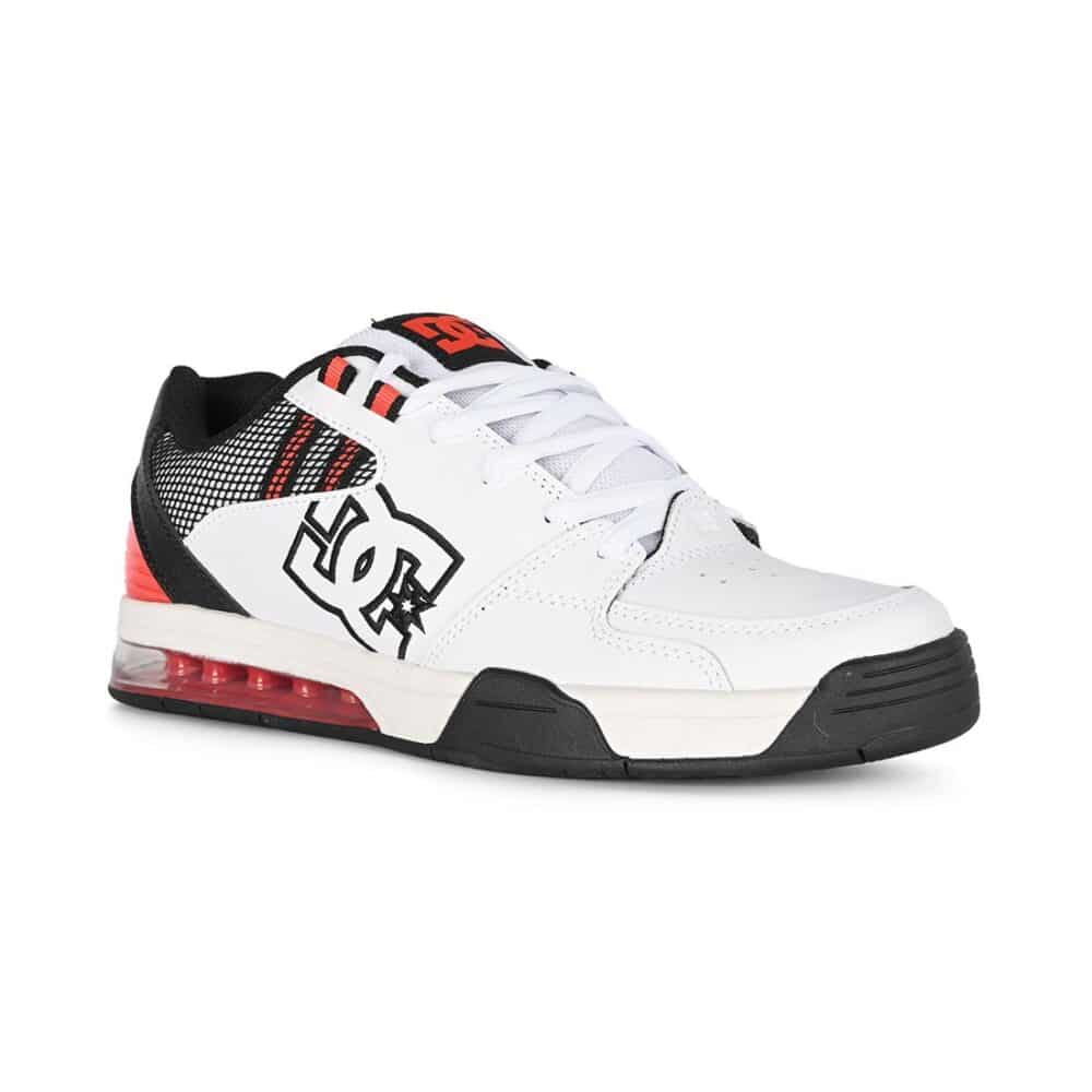 DC Versatile Skate Shoes - White/Black/Red