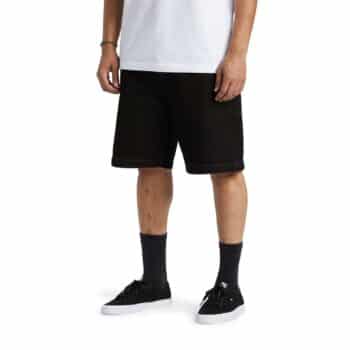DC Worker Baggy Denim Shorts - Black Tint