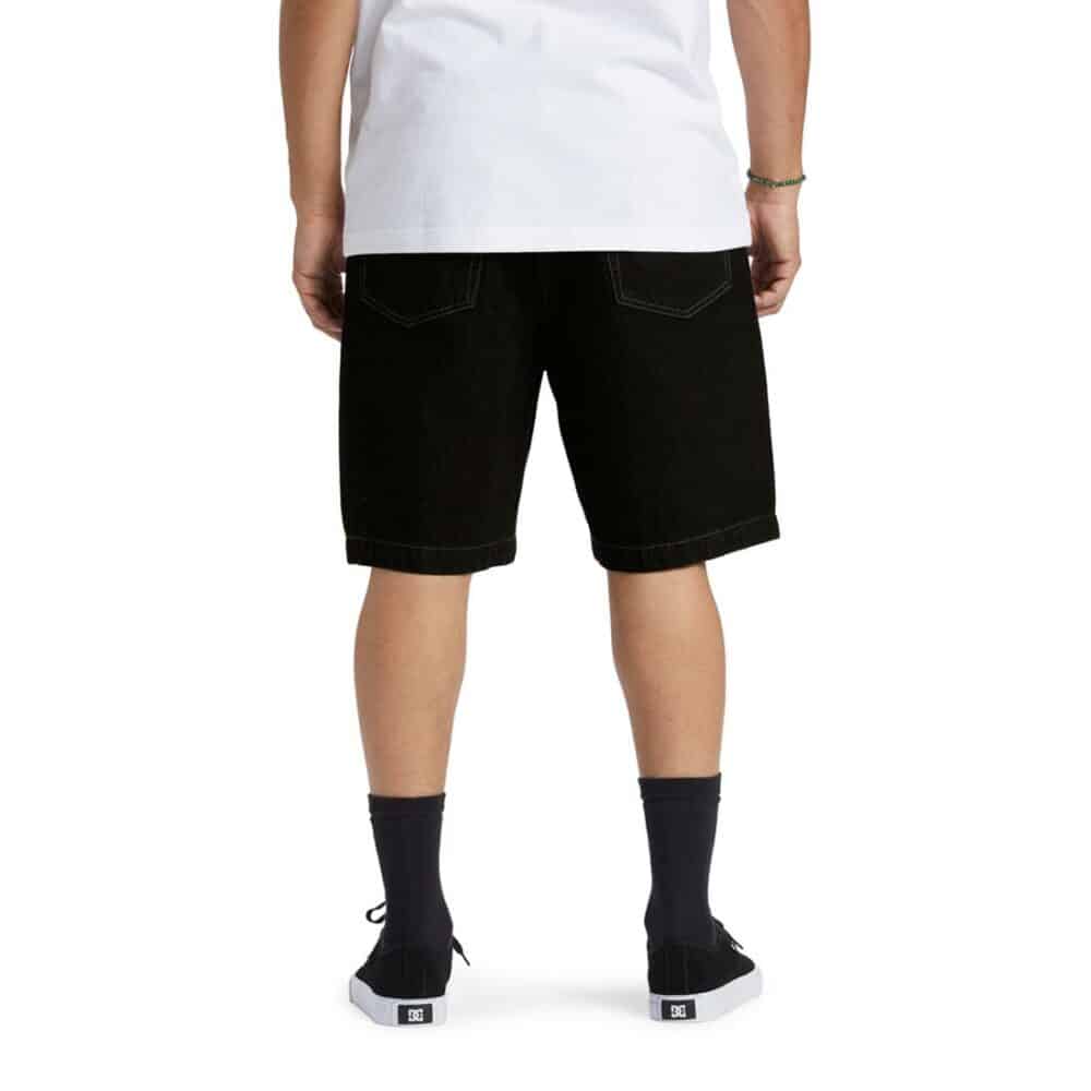DC Worker Baggy Denim Shorts - Black Tint