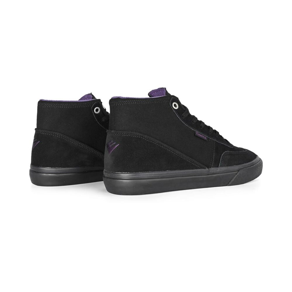 Emerica Winkowski High-Top Skate Shoes - Black/Black