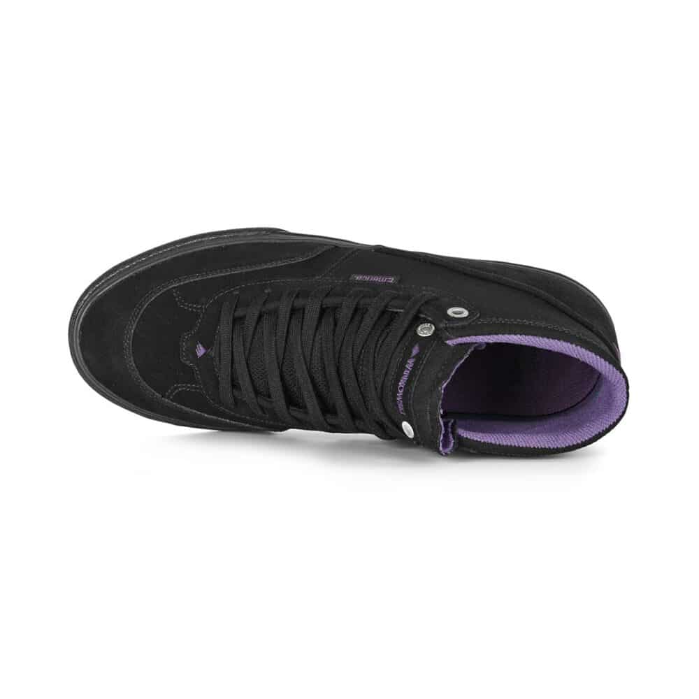 Emerica Winkowski High-Top Skate Shoes - Black/Black