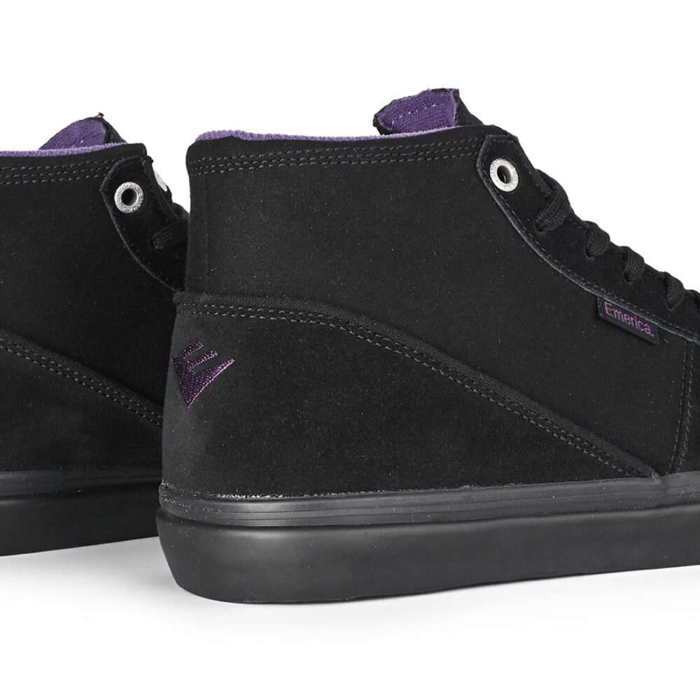 Emerica Winkowski High-Top Skate Shoes - Black/Black