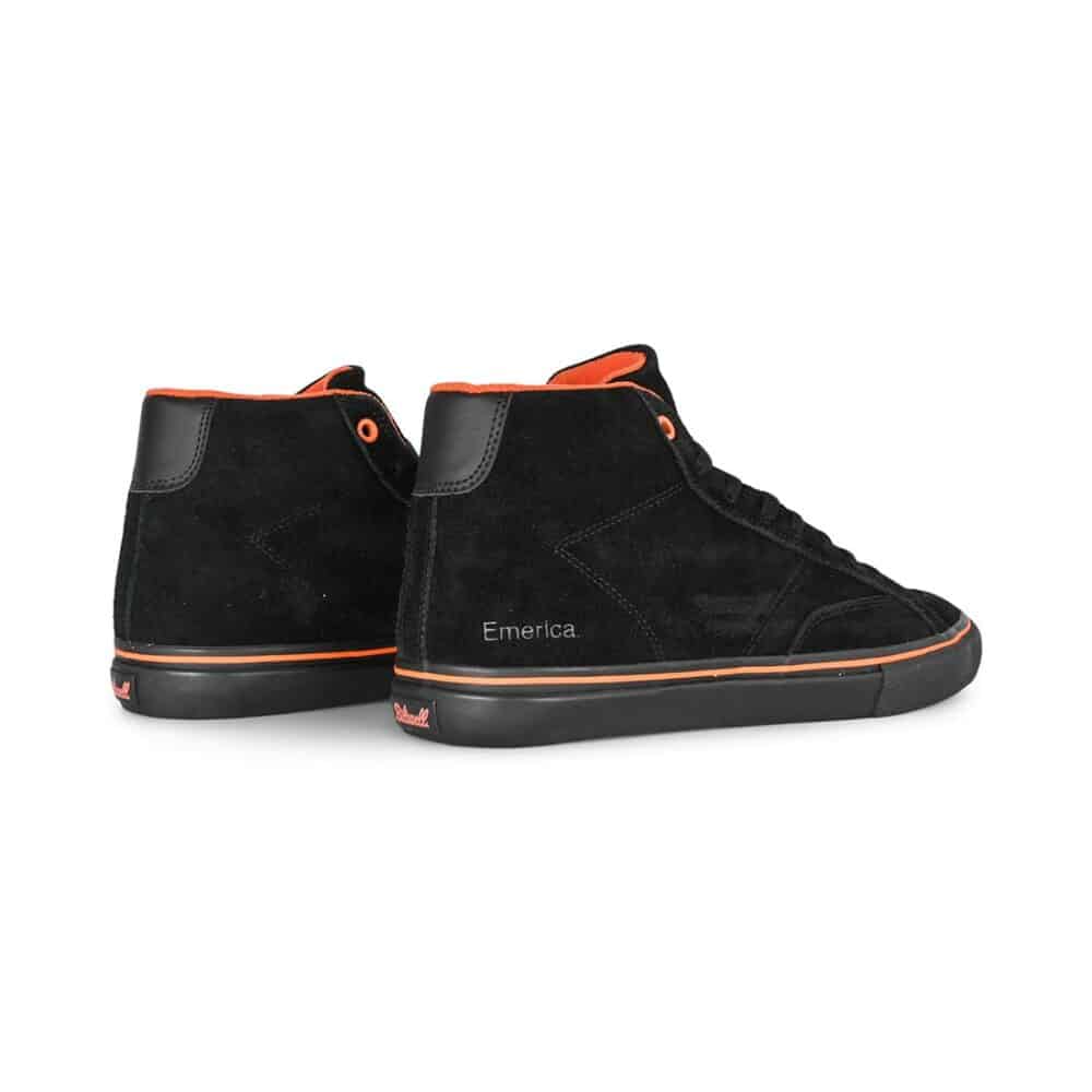 Emerica x Biltwell Omen Hi Skate Shoes - Black