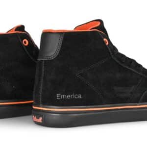 Emerica x Biltwell Omen Hi Skate Shoes - Black