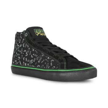 Emerica x Creature Omen Hi Skate Shoes - Black/Black