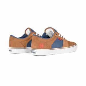Etnies Barge LS Skate Shoes - Brown/Blue