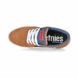 Etnies Barge LS Skate Shoes - Brown/Blue
