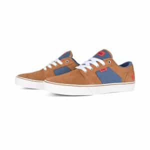 Etnies Barge LS Skate Shoes - Brown/Blue