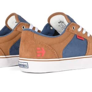 Etnies Barge LS Skate Shoes - Brown/Blue