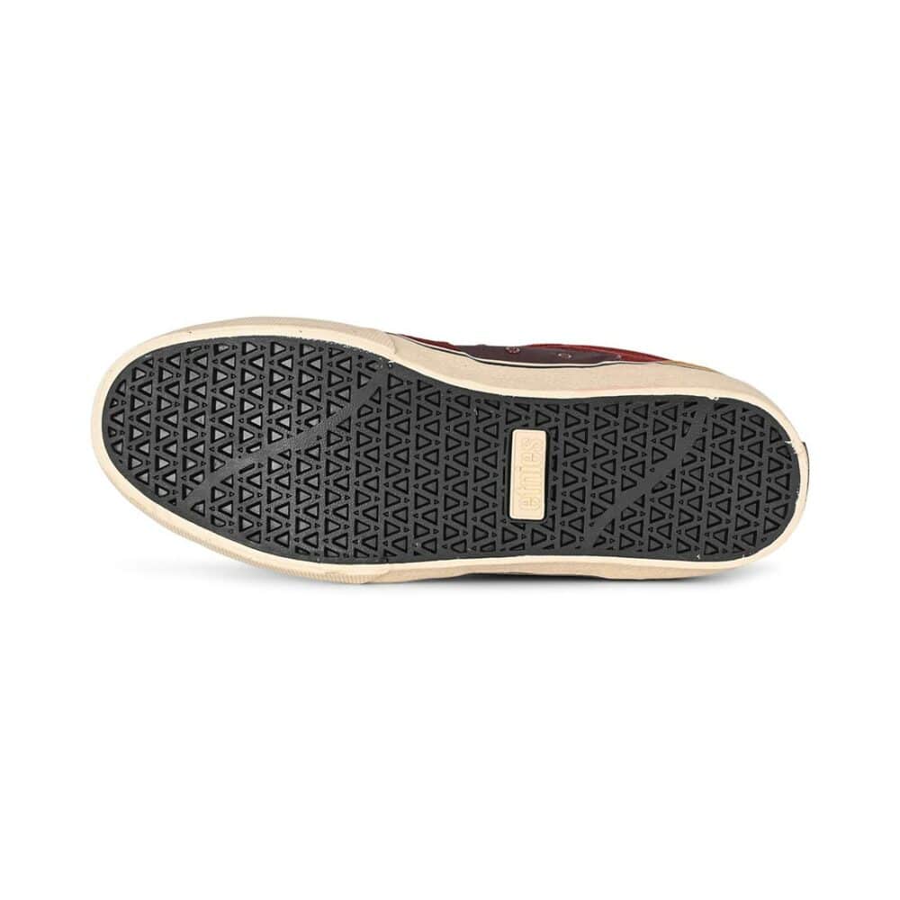 Etnies Barge LS Skate Shoes - Burgundy/Brown