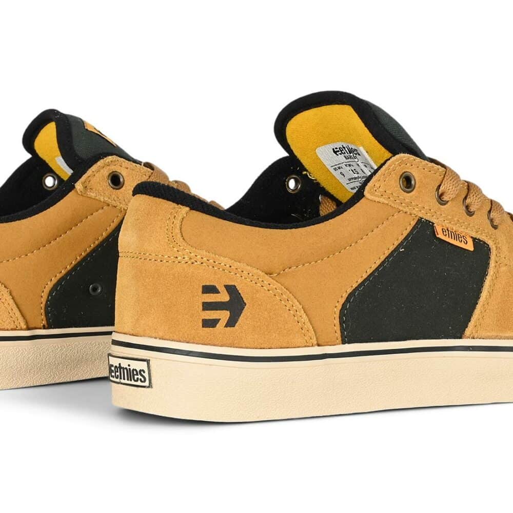Etnies Barge LS Skate Shoes - Tan/Green
