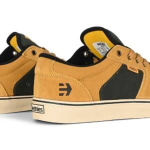 Etnies Barge LS Skate Shoes - Tan/Green