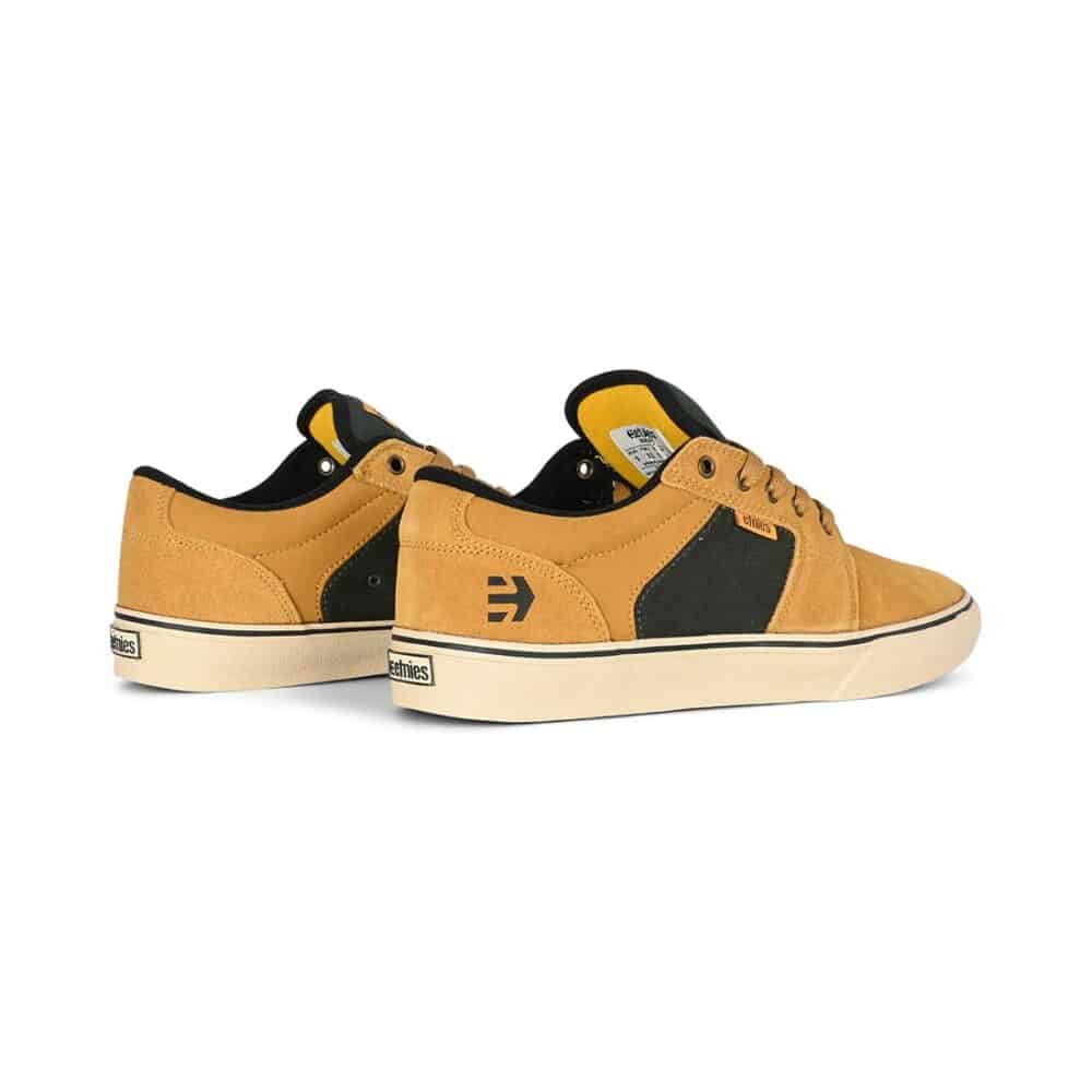 Etnies Barge LS Skate Shoes - Tan/Green