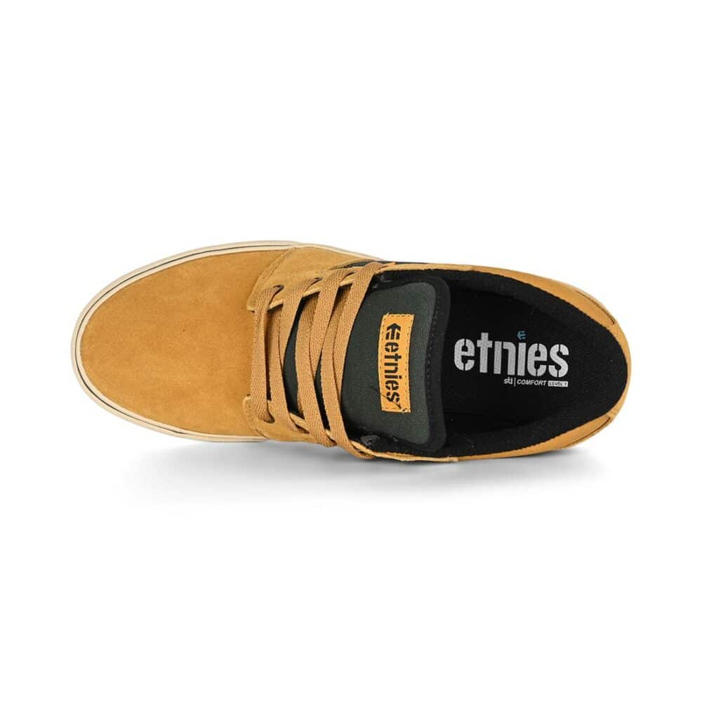 Etnies Barge LS Skate Shoes - Tan/Green