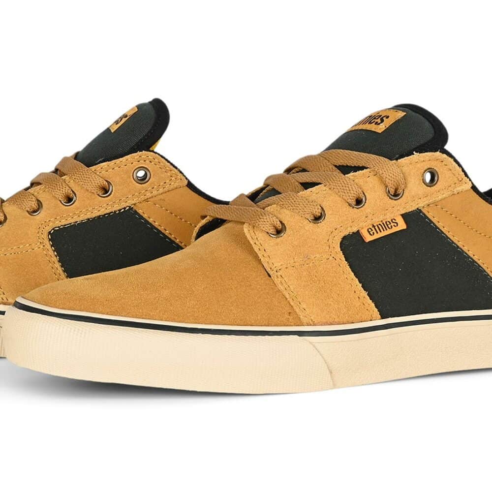 Etnies Barge LS Skate Shoes - Tan/Green