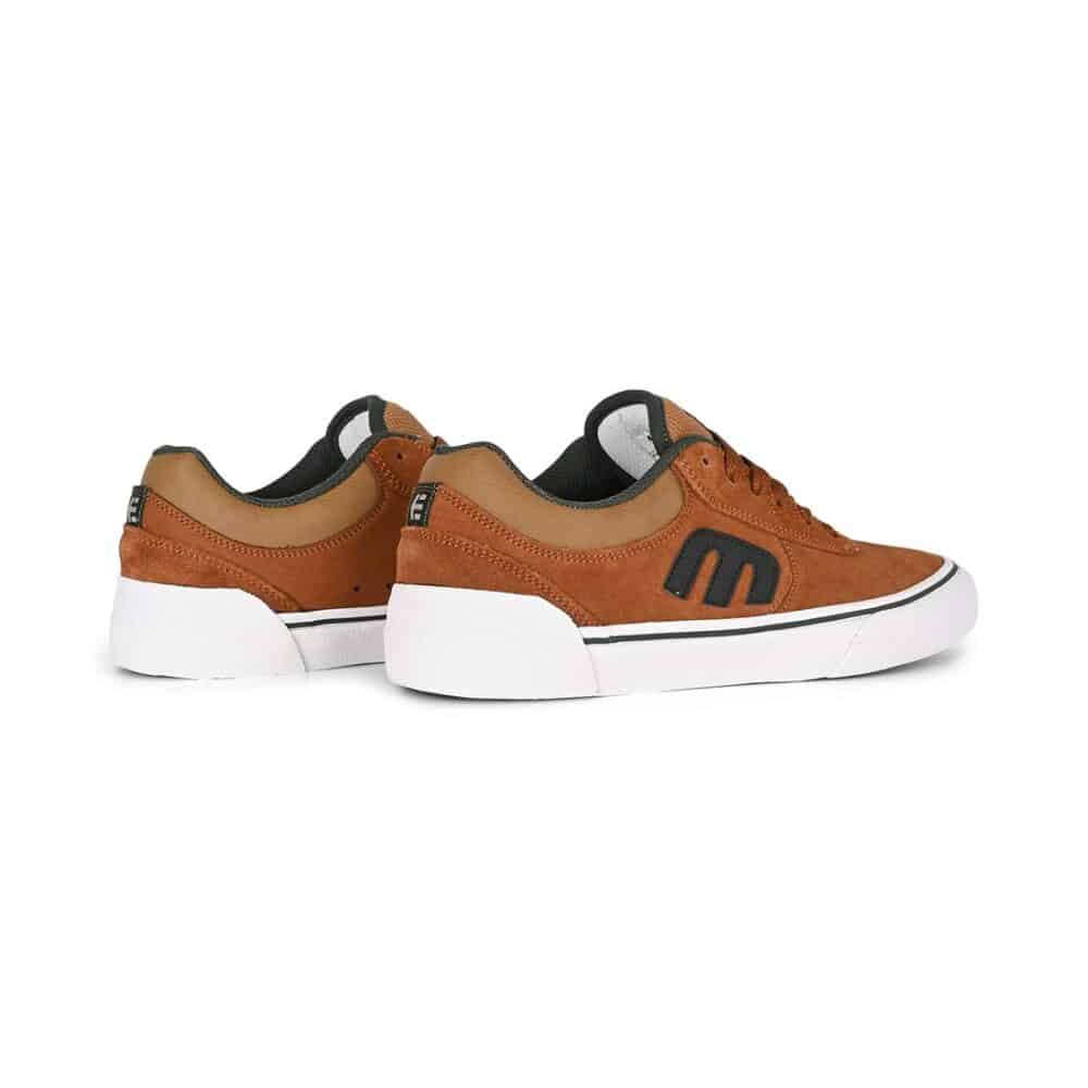 Etnies Joslin Vulc Skate Shoes - Brown/Green