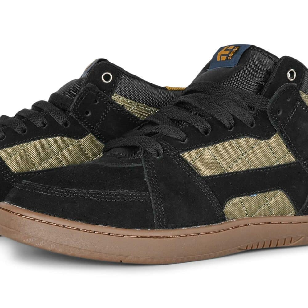 Etnies MC Rap High Skate Shoes - Black/Green/Gum