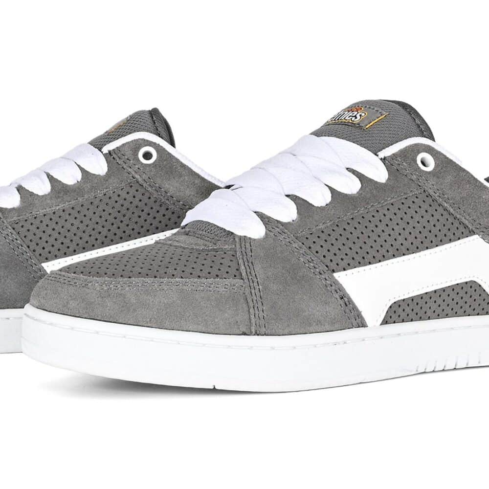 Etnies MC Rap Lo Skate Shoes - Grey/White