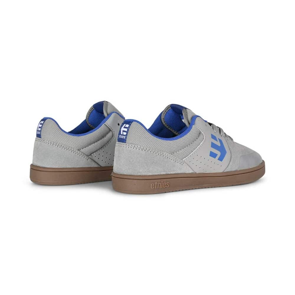 Etnies Marana (Youth) Skate Shoes - Grey/Blue