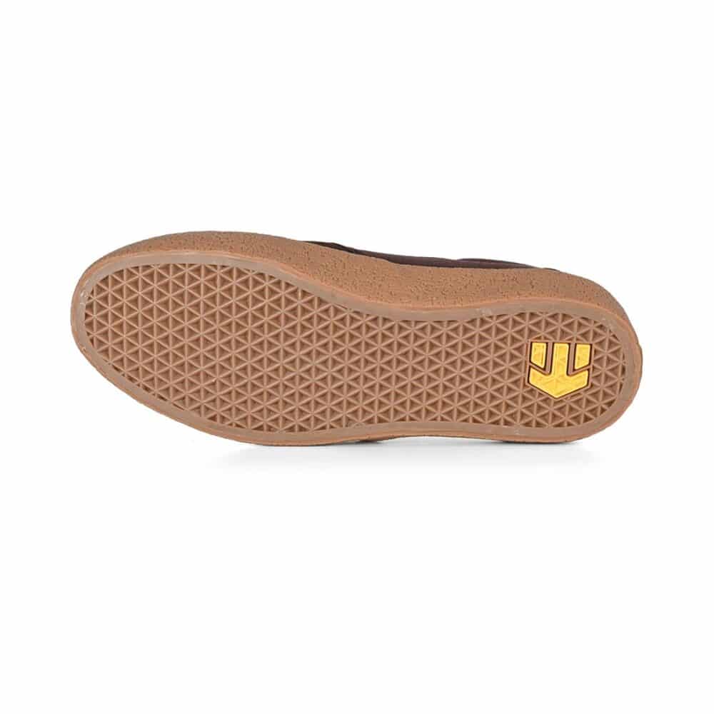 Etnies x Dystopia Marana Slip-On Skate Shoes - Brown/Gum