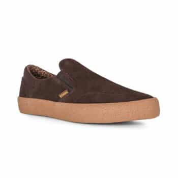 Etnies x Dystopia Marana Slip-On Skate Shoes - Brown/Gum